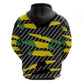 Black Jamaicans Jamaica Beast Hoodie Ripped Flag Graphic - African Pride