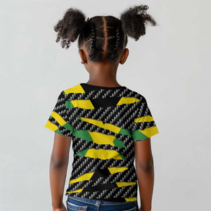 Black Jamaicans Jamaica Beast Kid T shirt Ripped Flag Graphic LT19
