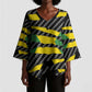 Black Jamaicans Jamaica Beast Kimono Sleeve Blouse Ripped Flag Graphic