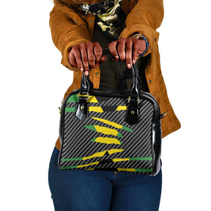 Black Jamaicans Jamaica Beast Shoulder Handbag Ripped Flag Graphic - African Pride
