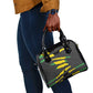 Black Jamaicans Jamaica Beast Shoulder Handbag Ripped Flag Graphic - African Pride