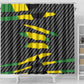 Black Jamaicans Jamaica Beast Shower Curtain Ripped Flag Graphic - African Pride