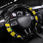 Black Jamaicans Jamaica Beast Steering Wheel Cover Ripped Flag Graphic - African Pride
