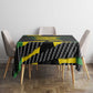 Black Jamaicans Jamaica Beast Tablecloth Ripped Flag Graphic - African Pride