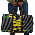 Black Jamaicans Jamaica Beast Travel Bag Ripped Flag Graphic