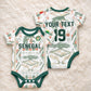 Custom World Football 2026 Senegal Baby Onesie Lions of Teranga Spirit