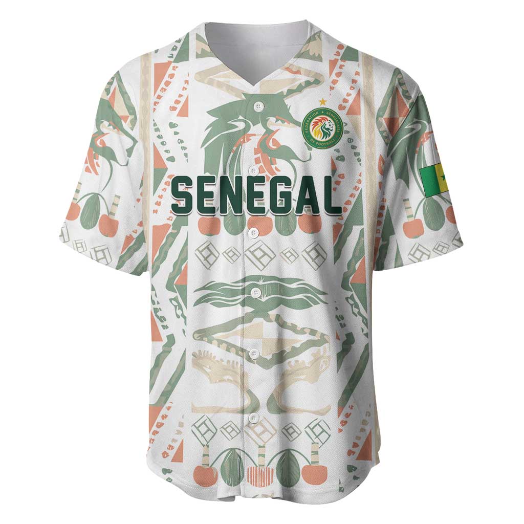 Custom World Football 2026 Senegal Baseball Jersey Lions of Teranga Spirit