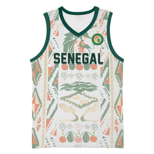 Custom World Football 2026 Senegal Basketball Jersey Lions of Teranga Spirit