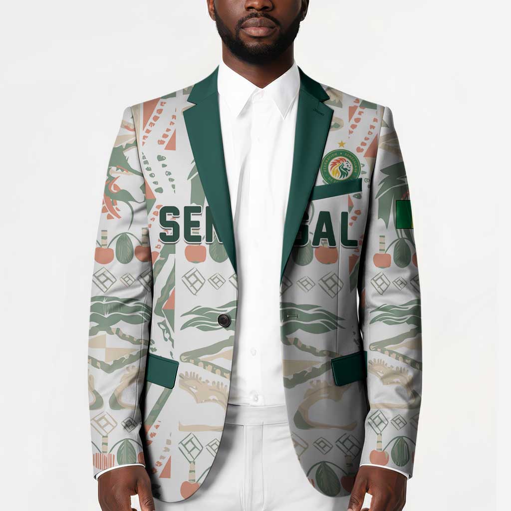 Custom World Football 2026 Senegal Blazer Lions of Teranga Spirit
