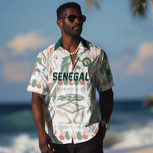Custom World Football 2026 Senegal Hawaiian Shirt Lions of Teranga Spirit