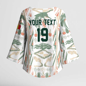 Custom World Football 2026 Senegal Kimono Sleeve Blouse Lions of Teranga Spirit