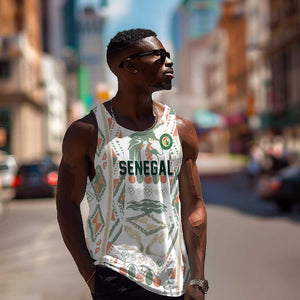 Custom World Football 2026 Senegal Men Tank Top Lions of Teranga Spirit