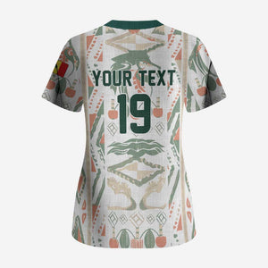 Custom World Football 2026 Senegal Scrub Top Lions of Teranga Spirit
