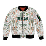 Custom World Football 2026 Senegal Sleeve Zip Bomber Jacket Lions of Teranga Spirit