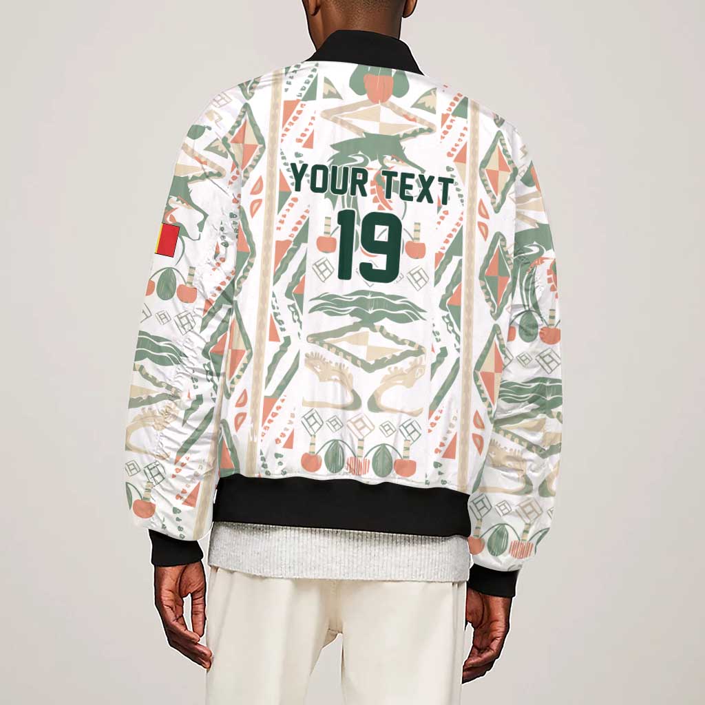 Custom World Football 2026 Senegal Sleeve Zip Bomber Jacket Lions of Teranga Spirit