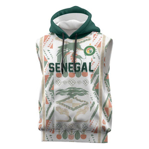 Custom World Football 2026 Senegal Sleeveless Hoodie Lions of Teranga Spirit