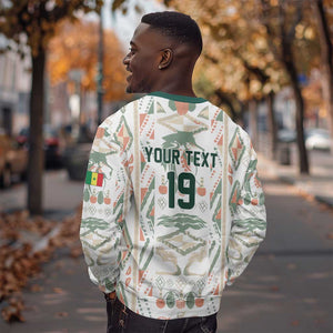 Custom World Football 2026 Senegal Sweatshirt Lions of Teranga Spirit
