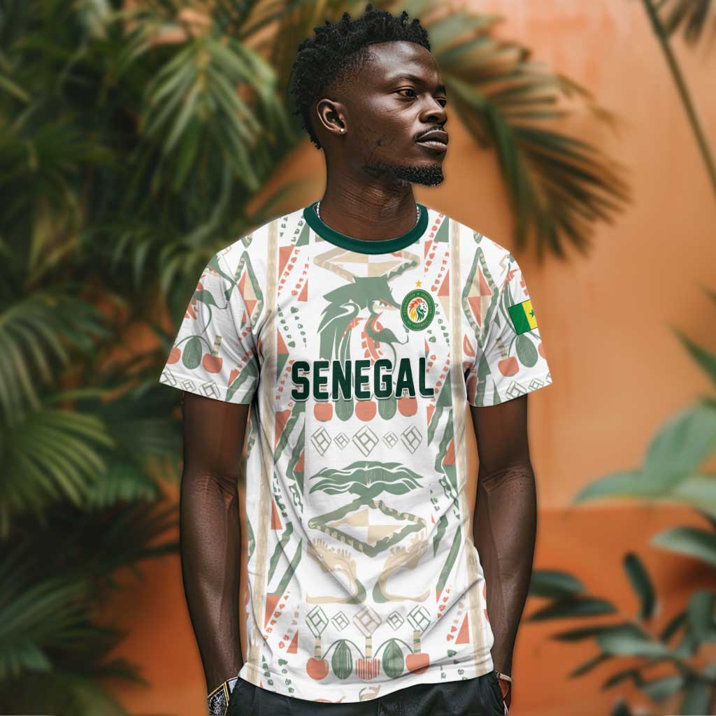 Custom World Football 2026 Senegal T shirt Lions of Teranga Spirit