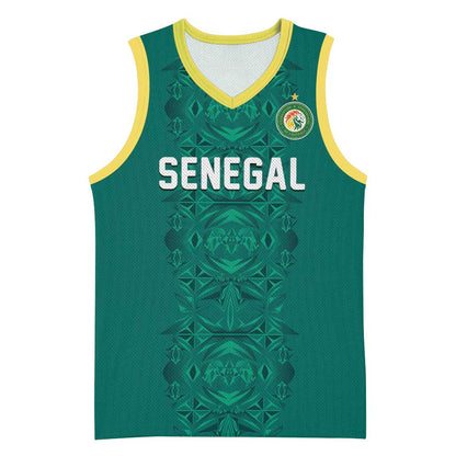 Custom World Football 2026 Senegal Basketball Jersey Pride of the African Lions