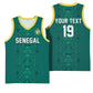 Custom World Football 2026 Senegal Basketball Jersey Pride of the African Lions