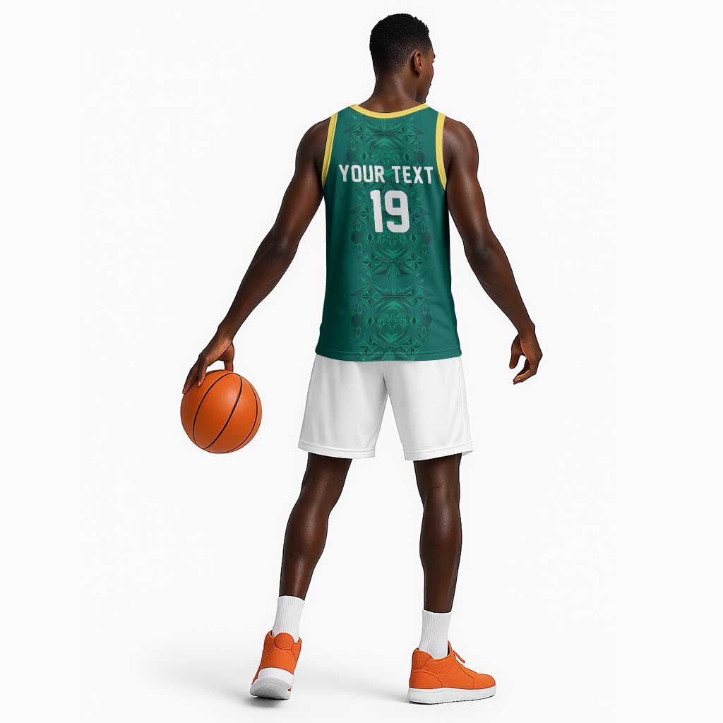 Custom World Football 2026 Senegal Basketball Jersey Pride of the African Lions