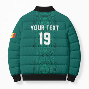 Custom World Football 2026 Senegal Bomber Puffer Jacket Pride of the African Lions