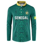 Custom World Football 2026 Senegal Button Sweatshirt Pride of the African Lions