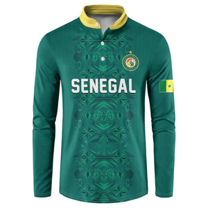 Custom World Football 2026 Senegal Button Sweatshirt Pride of the African Lions