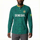 Custom World Football 2026 Senegal Button Sweatshirt Pride of the African Lions