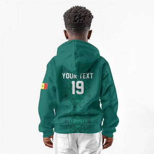 Custom World Football 2026 Senegal Kid Hoodie Pride of the African Lions
