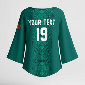 Custom World Football 2026 Senegal Kimono Sleeve Blouse Pride of the African Lions