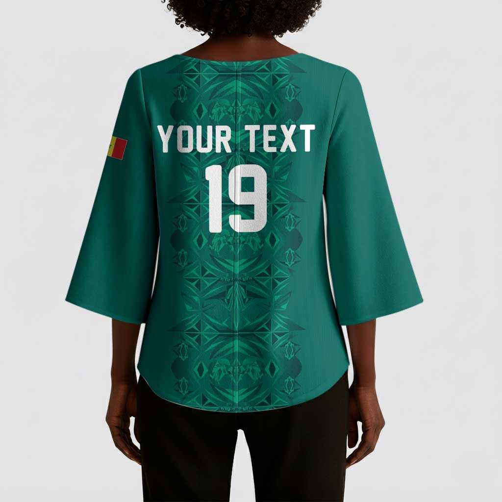 Custom World Football 2026 Senegal Kimono Sleeve Blouse Pride of the African Lions