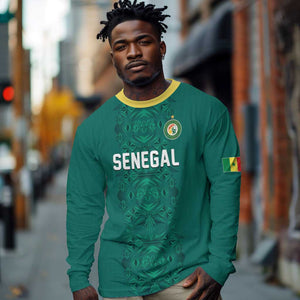 Custom World Football 2026 Senegal Long Sleeve Shirt Pride of the African Lions
