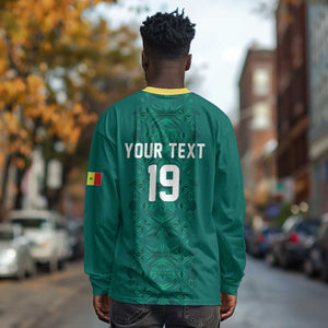Custom World Football 2026 Senegal Long Sleeve Shirt Pride of the African Lions