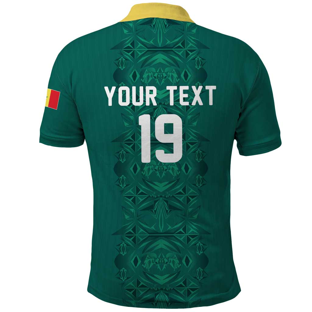 Custom World Football 2026 Senegal Polo Shirt Pride of the African Lions