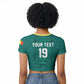 Custom World Football 2026 Senegal Raglan Cropped T shirt Pride of the African Lions