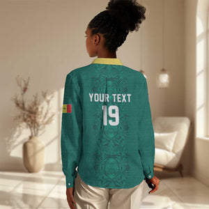Custom World Football 2026 Senegal Women Casual Shirt Pride of the African Lions