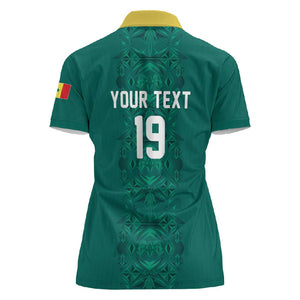 Custom World Football 2026 Senegal Women Polo Shirt Pride of the African Lions