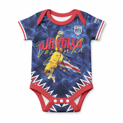 Cabo Verde Goalkeeper Vozinha Baby Onesie The Blue Wall Legend Glory