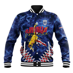 Cabo Verde Goalkeeper Vozinha Baseball Jacket The Blue Wall Legend Glory