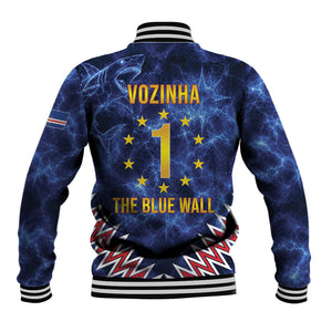 Cabo Verde Goalkeeper Vozinha Baseball Jacket The Blue Wall Legend Glory