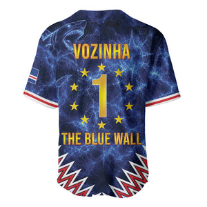 Cabo Verde Goalkeeper Vozinha Baseball Jersey The Blue Wall Legend Glory