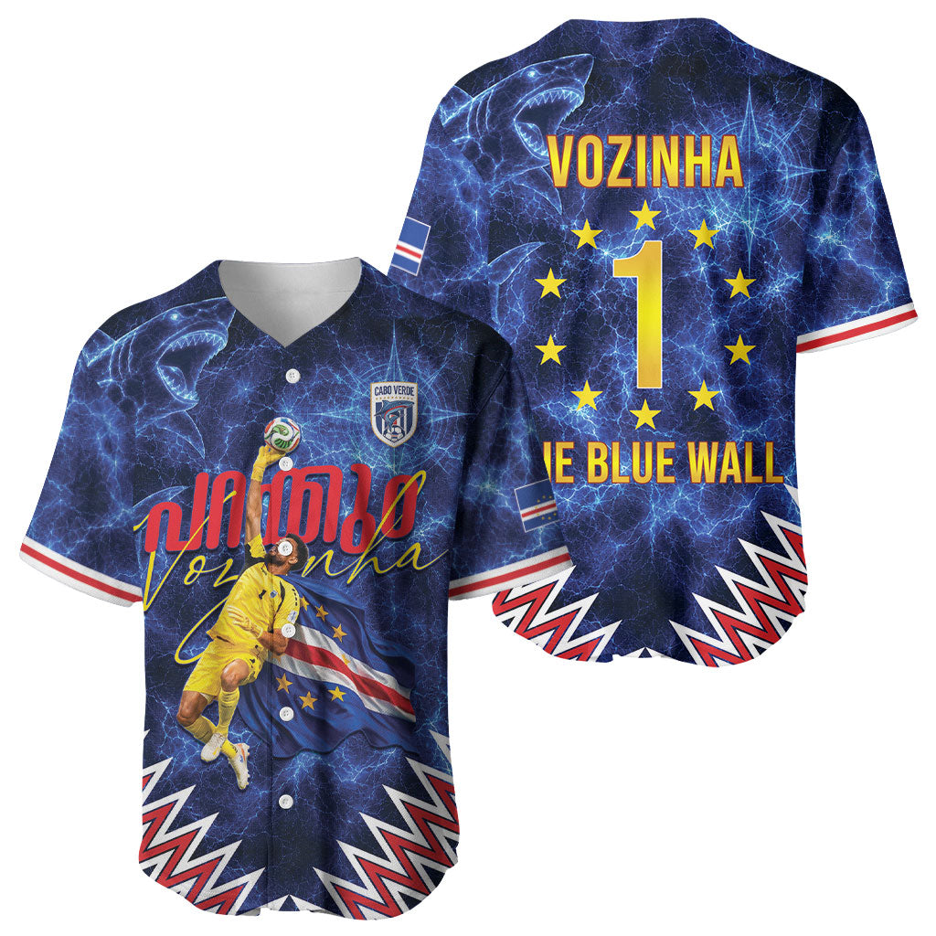 Cabo Verde Goalkeeper Vozinha Baseball Jersey The Blue Wall Legend Glory