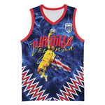 Cabo Verde Goalkeeper Vozinha Basketball Jersey The Blue Wall Legend Glory