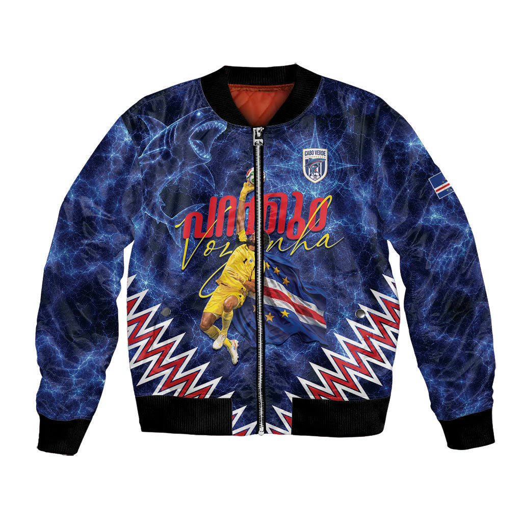 Cabo Verde Goalkeeper Vozinha Bomber Jacket The Blue Wall Legend Glory
