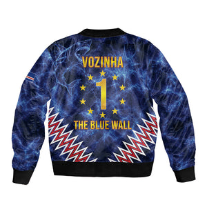Cabo Verde Goalkeeper Vozinha Bomber Jacket The Blue Wall Legend Glory