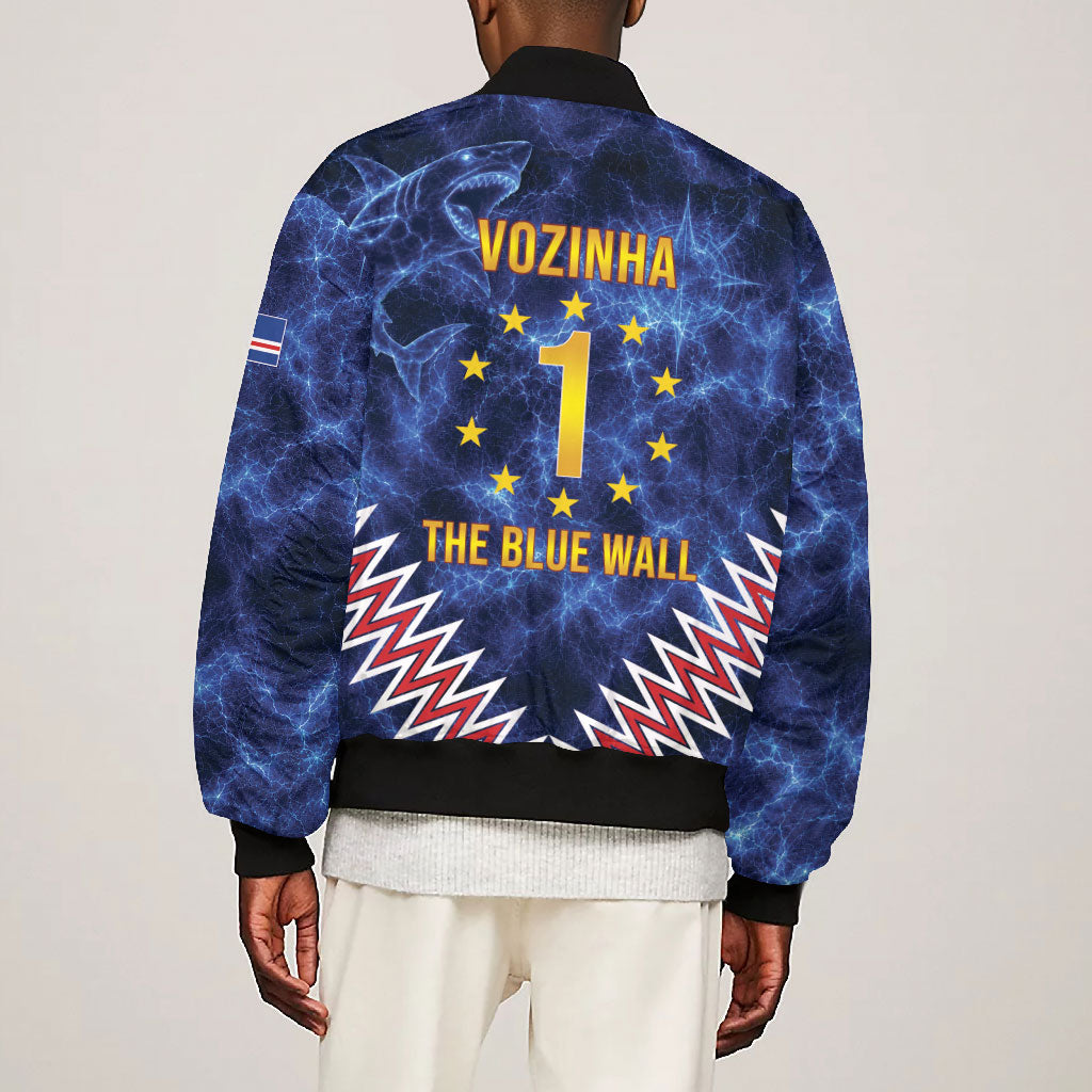 Cabo Verde Goalkeeper Vozinha Bomber Jacket The Blue Wall Legend Glory