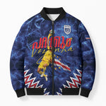 Cabo Verde Goalkeeper Vozinha Bomber Puffer Jacket The Blue Wall Legend Glory