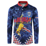 Cabo Verde Goalkeeper Vozinha Button Sweatshirt The Blue Wall Legend Glory