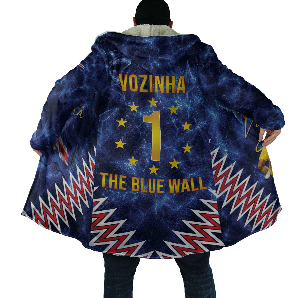 Cabo Verde Goalkeeper Vozinha Cloak The Blue Wall Legend Glory